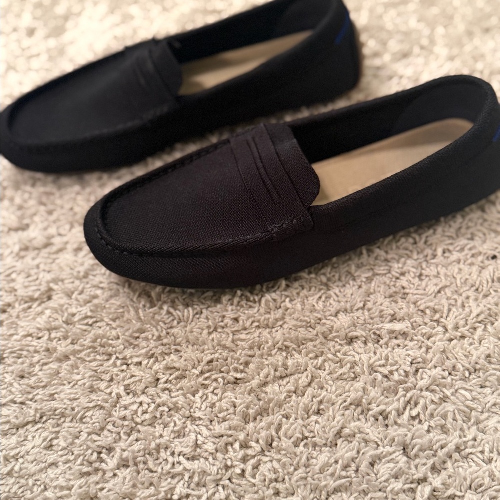 Rothys Classic Black Loafers for women